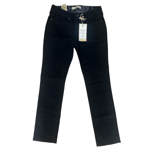 Levis Perfect Waist Straight Leg Petite Jeans - Picture 3 of 7